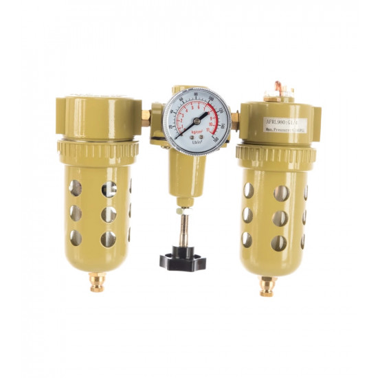 Фильтр/редуктор/лубрикатор (1/4") Voylet AFRL-980 (редуктор, манометр, лубрикатор)