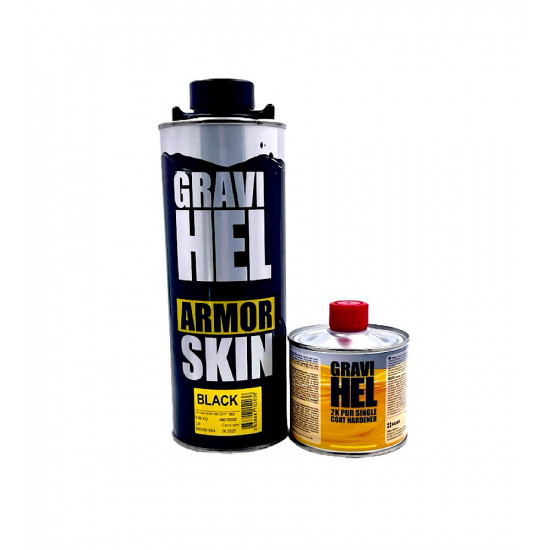 Защитное покрытие Gravihel ARMOR SKIN (0,75кг+0,15кг) ЧеРНОЕ
