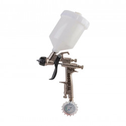 Краскопульт 823013 Walcom SLIM X-Light HTE (1,3мм) в кейсе (2бар, 260л/мин) редуктор, верхний бачок, 823013